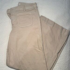 LOFT Tan The Palmer Wide Leg Pants